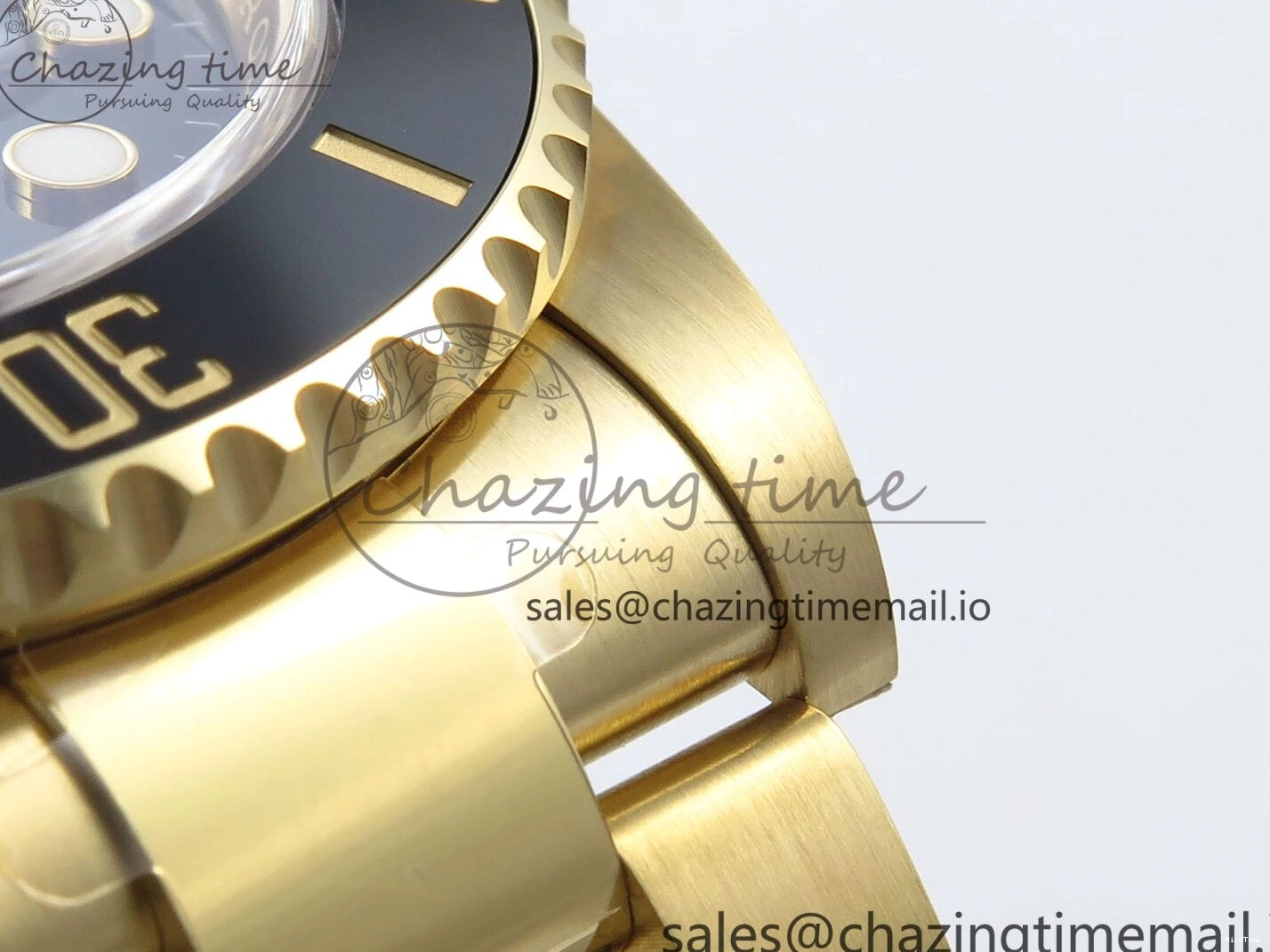 MiroTime 0317 Submariner 41mm 126618 LN THBF 904L Black Ceramic 1:1 Best Edition on YG Bracelet SH UrbanChic 334